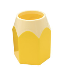 Suport de masă din plastic, galben